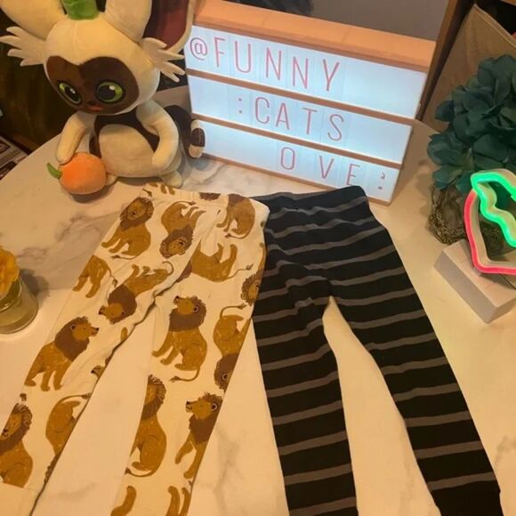 Carter’s 4-Piece Boys Pajama Set“King of Snores”Lion Theme Soft Cotton Sleepwear - Picture 4 of 8